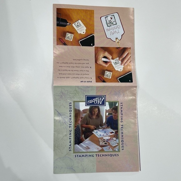 Never Used Stampin’ Up 1999 Feathered Friends Stamp Set Vintage - Picture 6 of 6